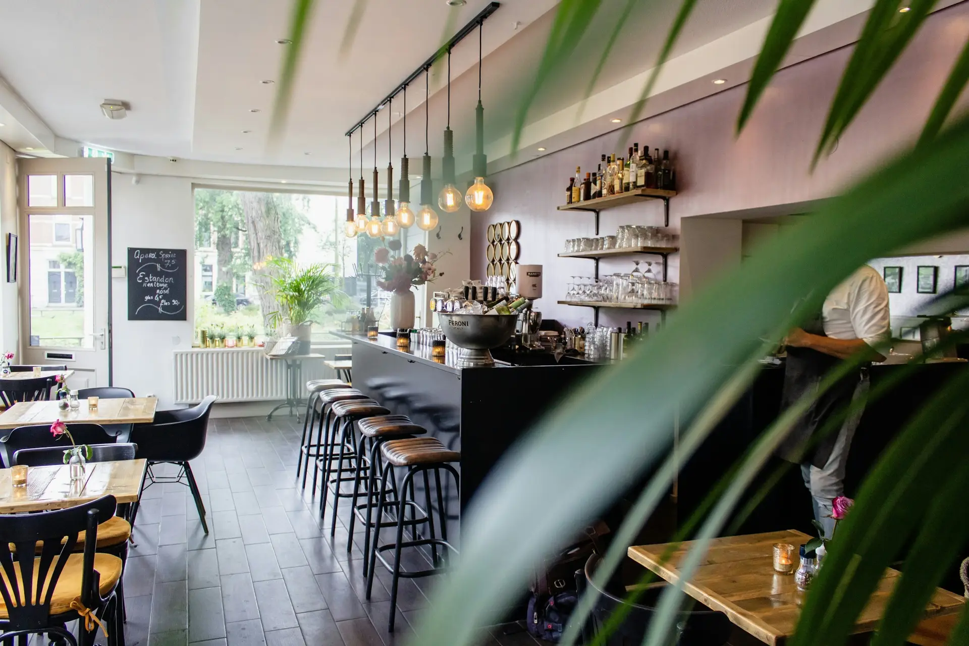 Comptoir-bar lumineux