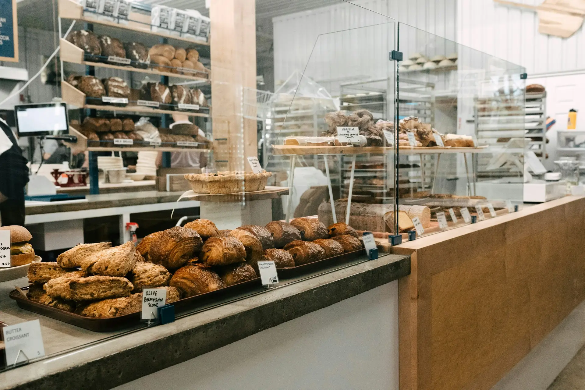 Comptoir d'une boulangerie