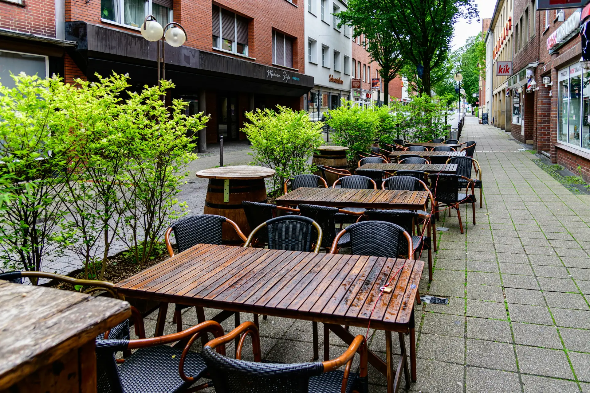 Terrasse de restaurant